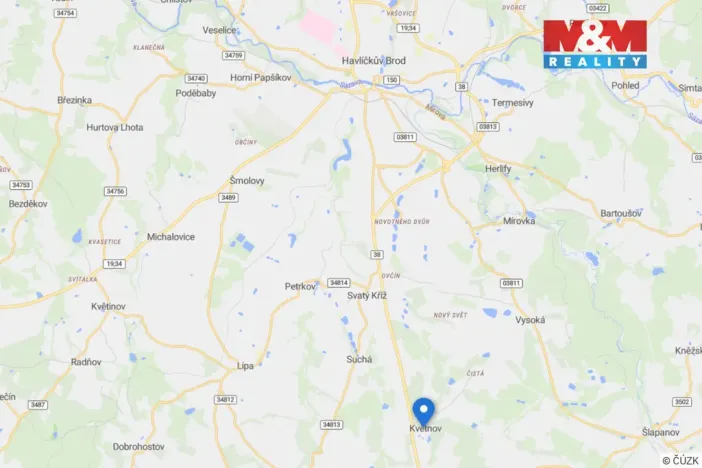 Prodej zahrady, Havlíčkův Brod - Květnov, 613 m2