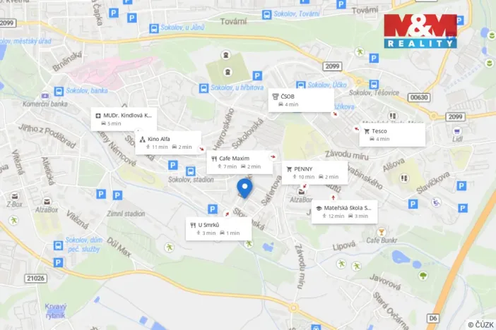 Prodej bytu 1+1, Sokolov, Poláčkova, 35 m2