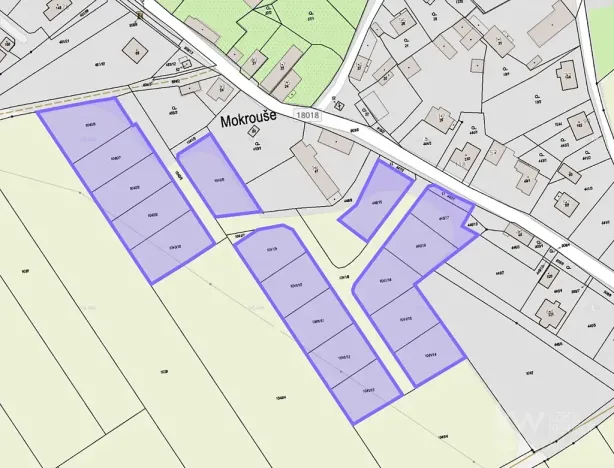 Prodej pozemku pro bydlení, Mokrouše, 885 m2