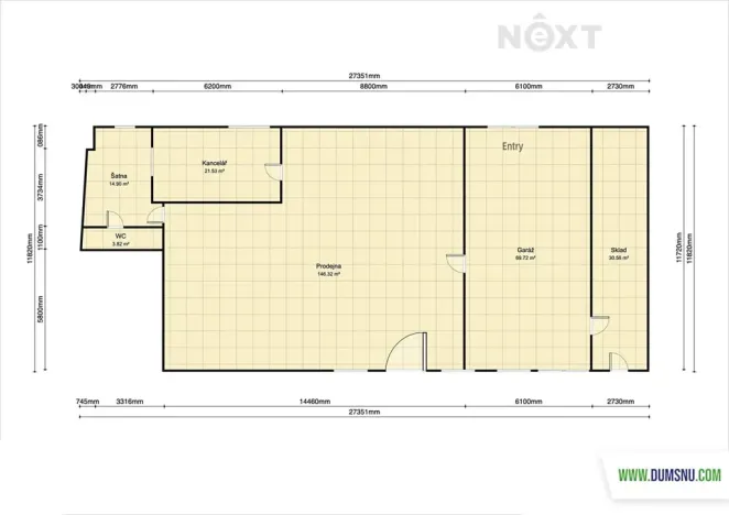 Prodej obchodního prostoru, Zábřeh, Havlíčkova, 650 m2
