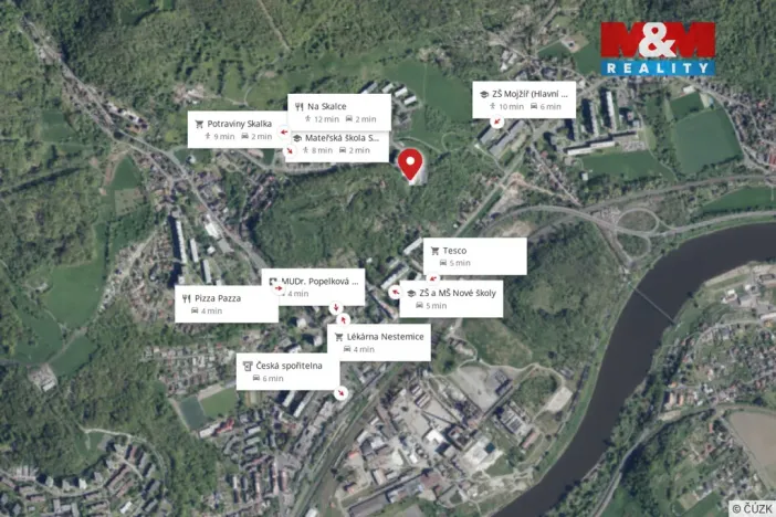 Prodej bytu 3+1, Ústí nad Labem - Mojžíř, Peškova, 66 m2