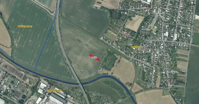 Prodej pole, Opava, 639 m2