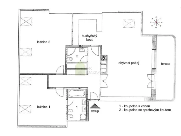 Prodej bytu 3+kk, Praha - Podolí, Levá, 150 m2