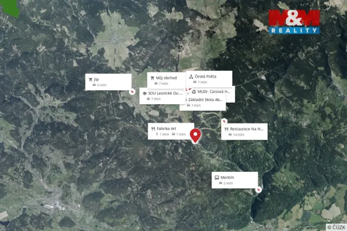 Prodej bytu 3+kk, Merklín - Pstruží, 48 m2