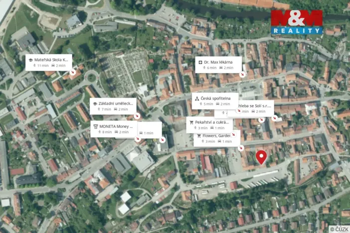 Pronájem rodinného domu, Kaplice, Tržní, 140 m2