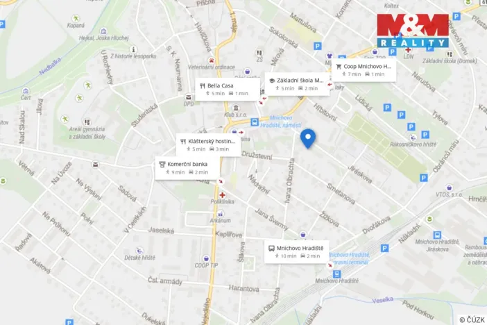 Pronájem bytu 3+1, Mnichovo Hradiště, Jiráskova, 65 m2