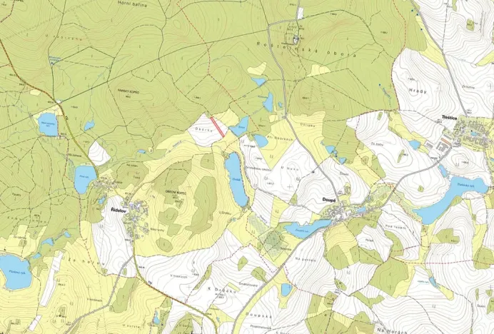 Prodej pole, Řídelov, 3733 m2