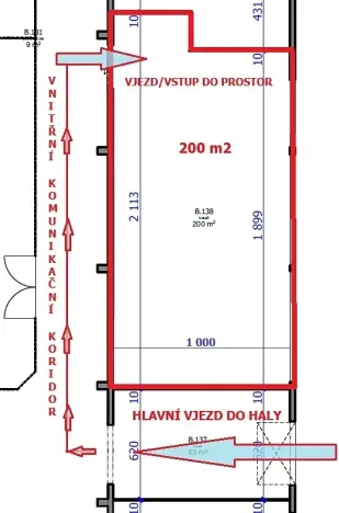 Pronájem skladu, Louny, Postoloprtská, 200 m2