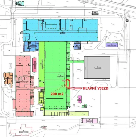 Pronájem skladu, Louny, Postoloprtská, 200 m2