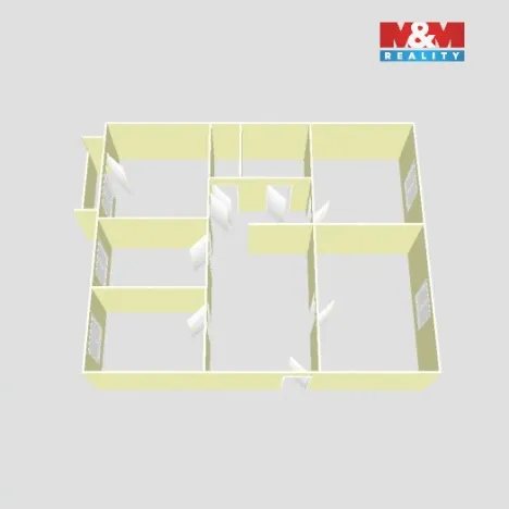 Pronájem bytu 4+1, Litvínov - Janov, Hamerská, 75 m2