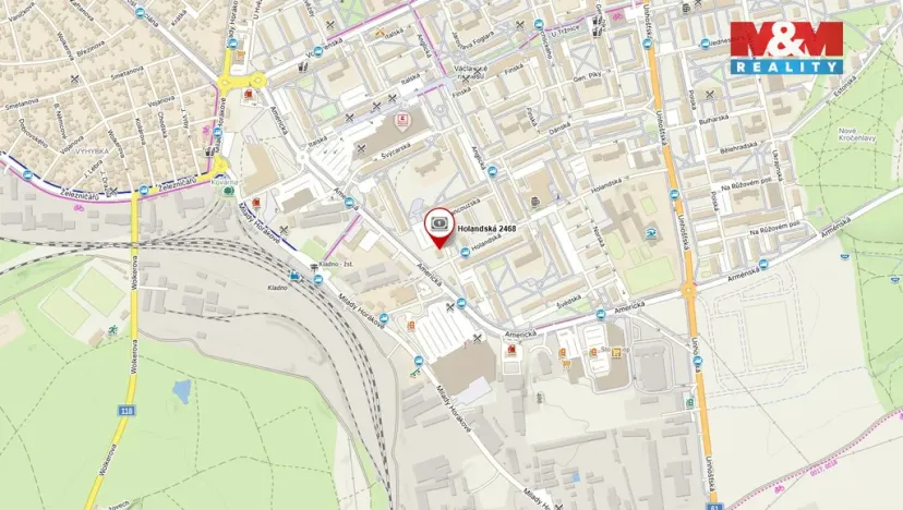 Prodej bytu 1+kk, Kladno - Kročehlavy, Holandská, 33 m2