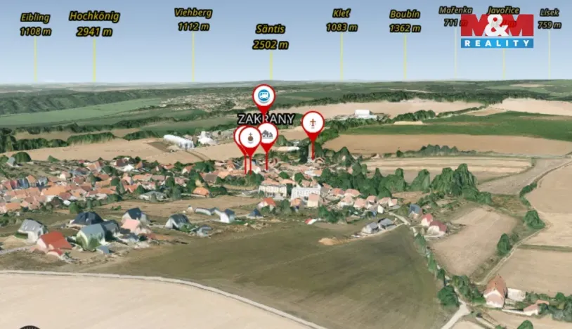 Prodej pozemku pro bydlení, Zakřany, 855 m2