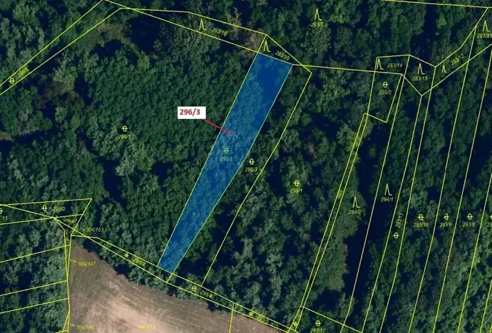 Dražba pozemku, Ivančice, 1010 m2