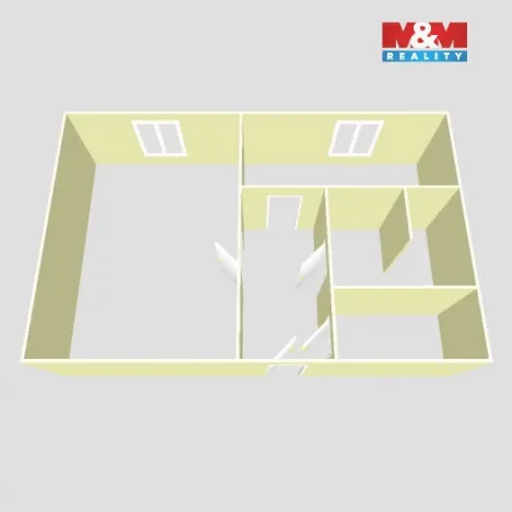 Prodej bytu 1+1, Náchod, Borská, 34 m2