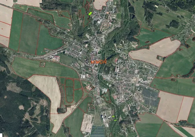 Prodej pozemku, Mimoň, 1436 m2