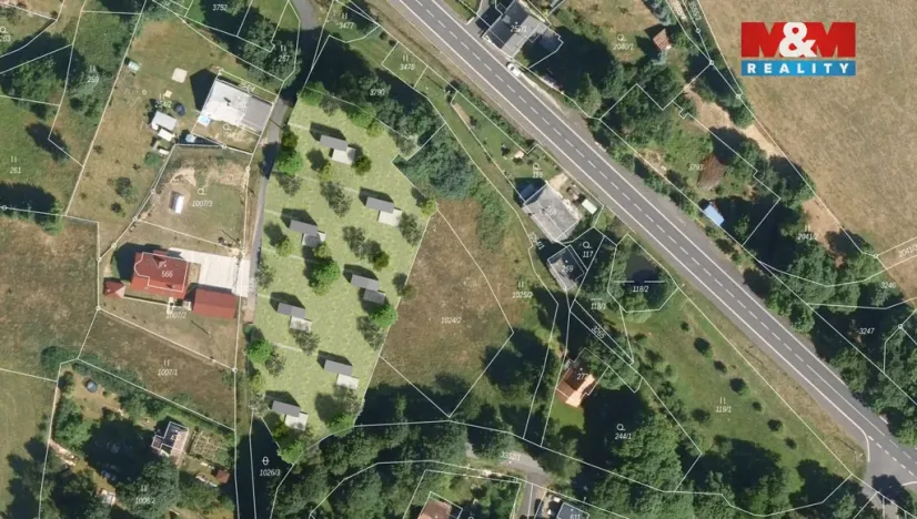 Prodej pozemku pro bydlení, Jindřichovice, 3587 m2