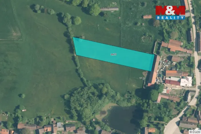 Prodej louky, Březí, 4441 m2