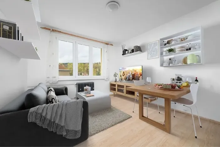 Pronájem bytu 1+kk, Velké Hamry, 28 m2