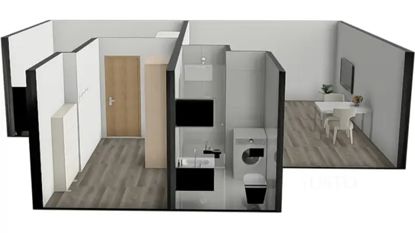 Pronájem bytu 2+kk, Bechyně, Soukenická, 44 m2