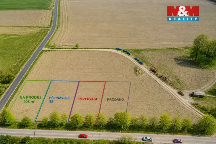 Prodej pozemku pro bydlení, Úhřetická Lhota, 908 m2