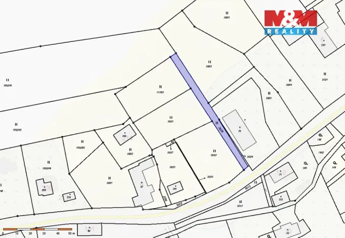 Prodej pozemku pro bydlení, Rudná pod Pradědem - Stará Rudná, 1407 m2