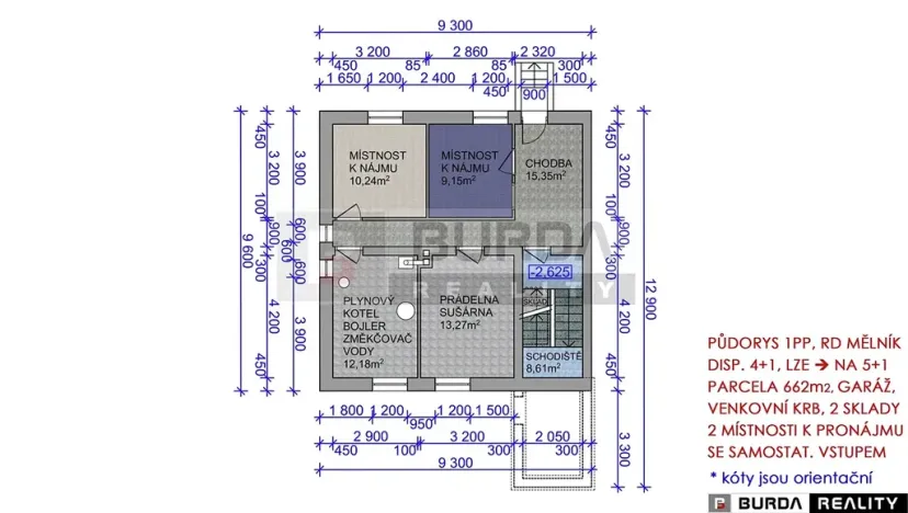 Prodej rodinného domu, Mělník, Komenského, 203 m2