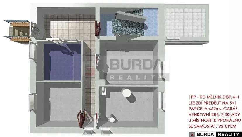 Prodej rodinného domu, Mělník, Komenského, 203 m2