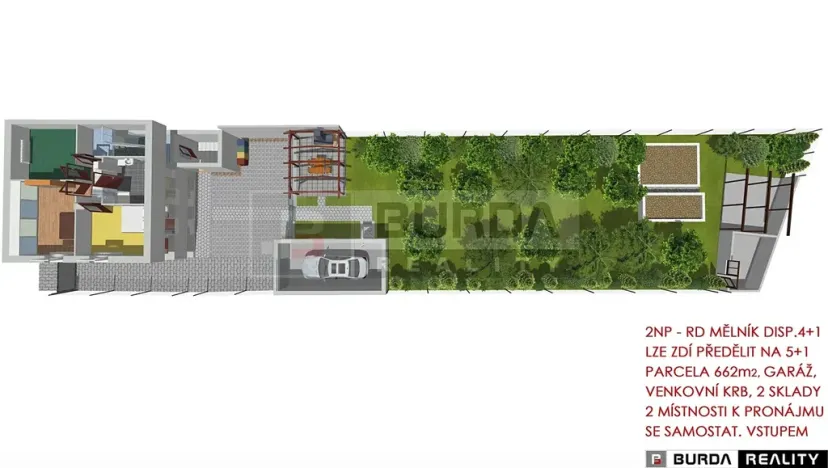 Prodej rodinného domu, Mělník, Komenského, 203 m2