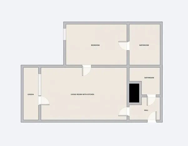 Pronájem bytu 2+kk, Praha - Karlín, U Mlýnského kanálu, 67 m2