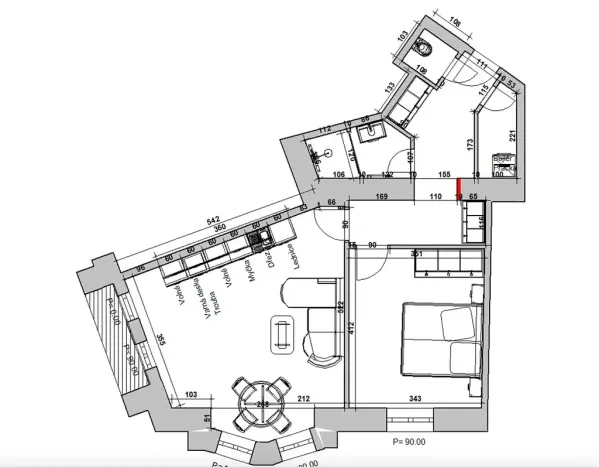 Pronájem bytu 2+kk, Praha - Vršovice, Žitomírská, 60 m2