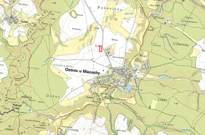 Prodej pole, Ostrov u Macochy, 4816 m2