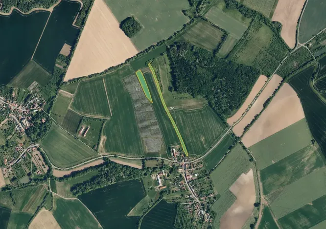 Prodej pole, Honětice, 18273 m2