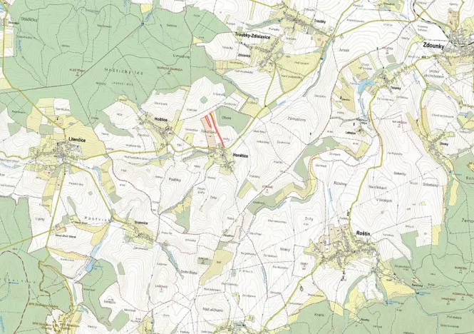 Prodej pole, Honětice, 18273 m2