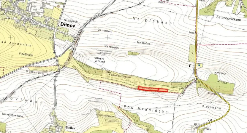 Prodej pole, Dřínov, 8795 m2