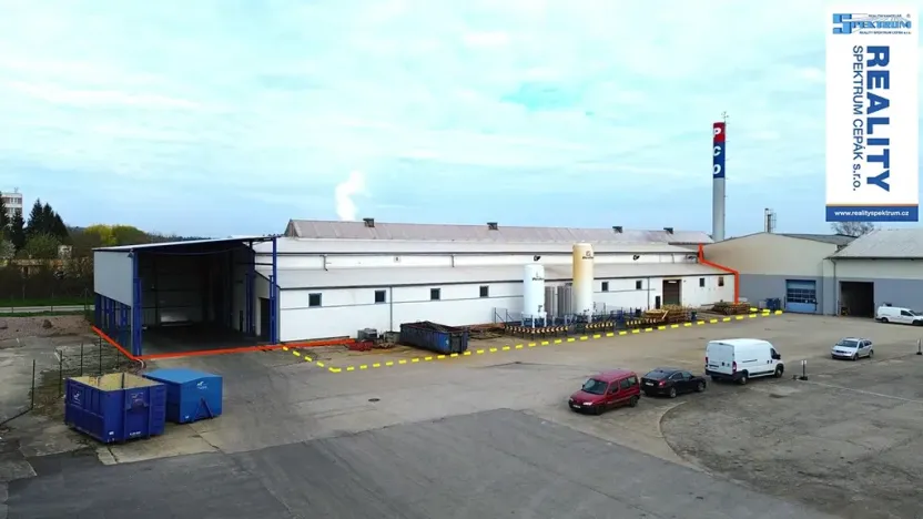 Pronájem skladu, Lišov, Hůrecká, 711 m2