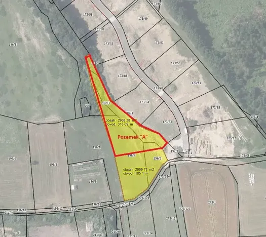 Prodej pozemku pro bydlení, Bouzov, 2900 m2