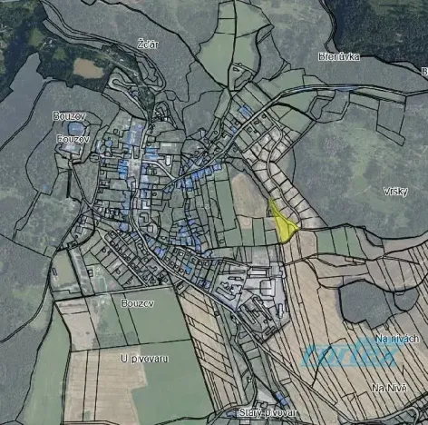 Prodej pozemku pro bydlení, Bouzov, 2900 m2