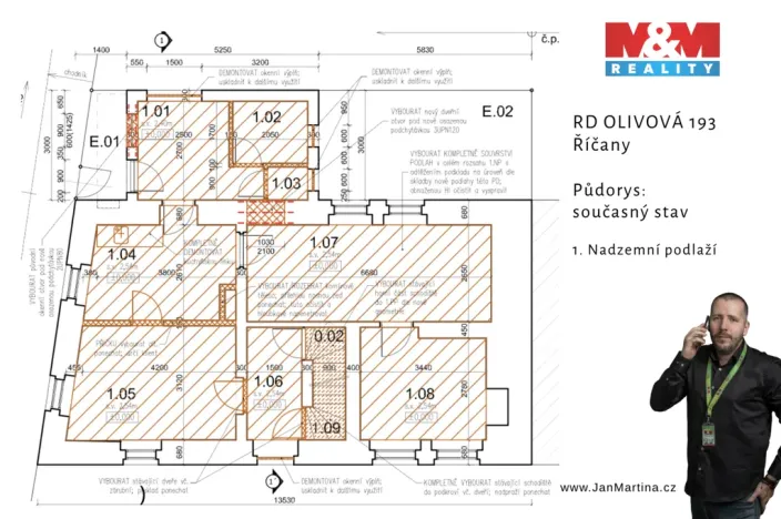 Prodej rodinného domu, Říčany, Olivova, 153 m2