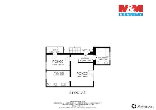 Prodej bytu 2+1, Ostrava - Koblov, Žabník, 57 m2