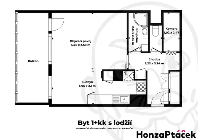 Prodej bytu 1+1, Praha - Bohnice, Poznaňská, 57 m2
