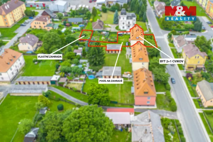 Prodej bytu 2+1, Cvikov - Cvikov II, Komenského, 48 m2