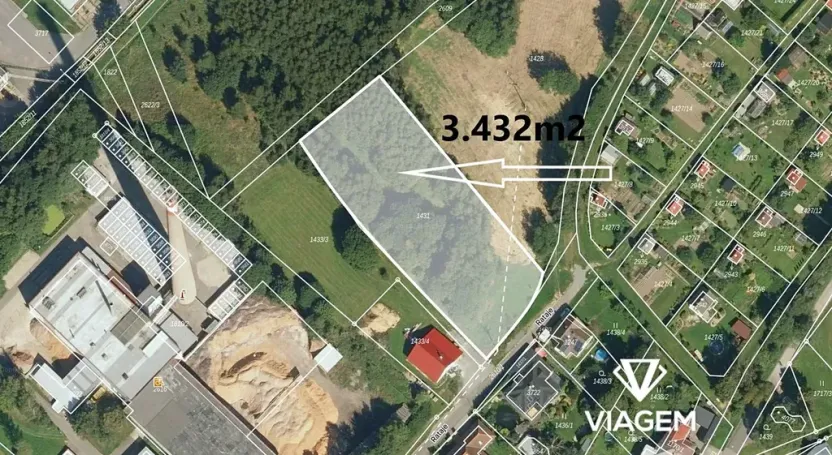 Prodej komerčního pozemku, Hlinsko, 3430 m2