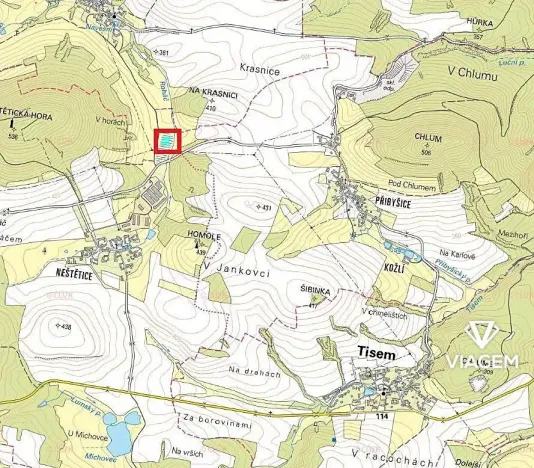 Prodej podílu zahrady, Neveklov, 2074 m2