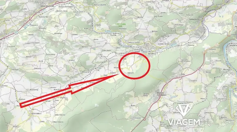 Prodej pole, Řevnice, 5966 m2