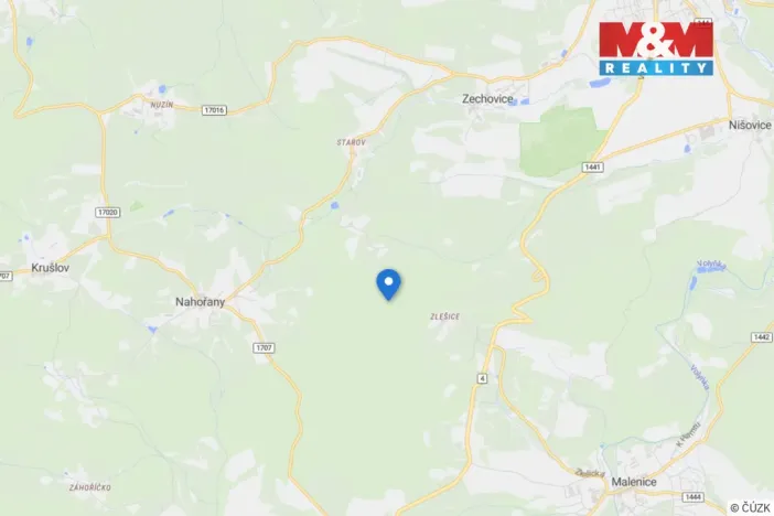 Prodej lesa, Nišovice, 12140 m2