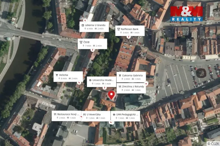 Pronájem bytu 3+kk, Hradec Králové, náměstí Jana Pavla II., 50 m2