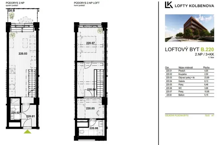 Prodej bytu 3+kk, Praha - Vysočany, Kolbenova, 65 m2