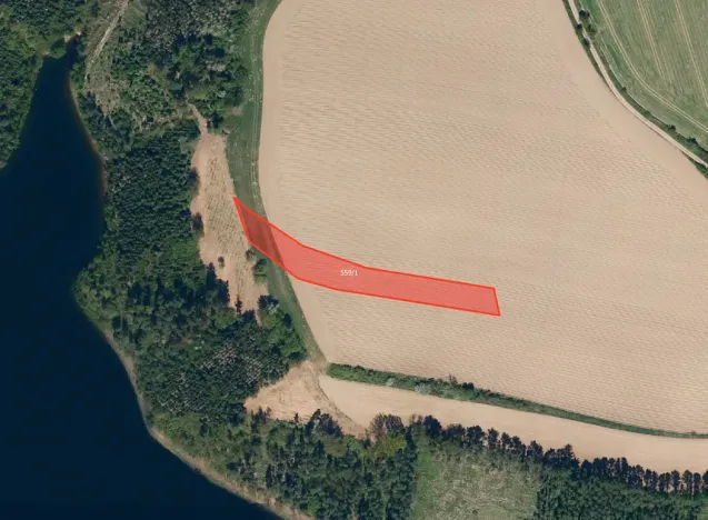 Prodej pole, Hněvkovice, 3595 m2