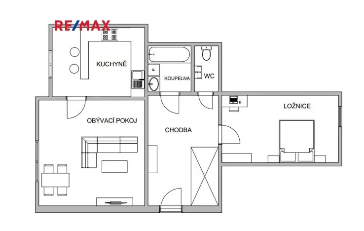 Pronájem bytu 2+1, Plzeň, Černická, 65 m2
