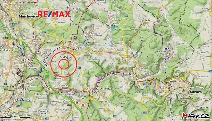 Prodej rybníku, Ondřejov, 8264 m2